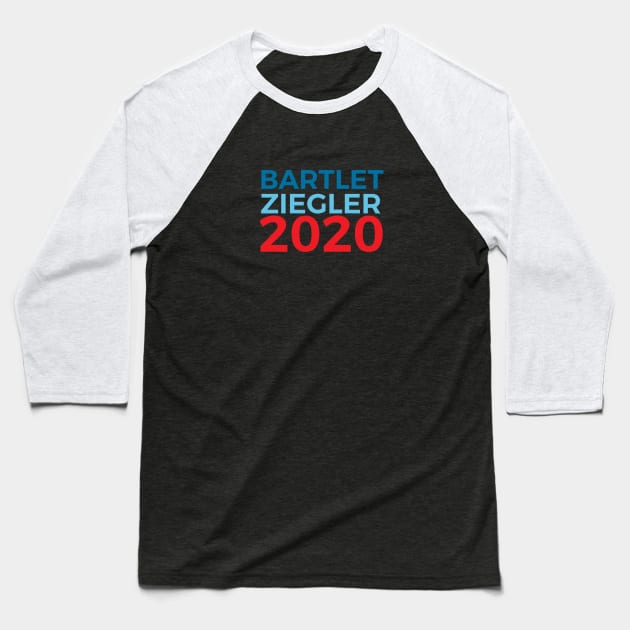 Jed Bartlet Toby Ziegler 2020 / The West Wing Baseball T-Shirt by nerdydesigns